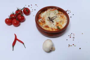 Shish tawook with mozzarella